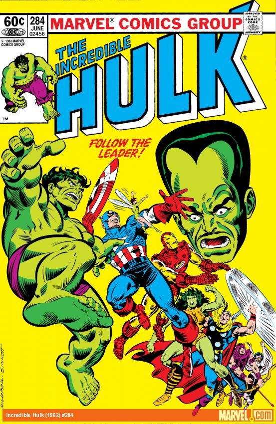 Cover of Incredible Hulk (1962) - #284
