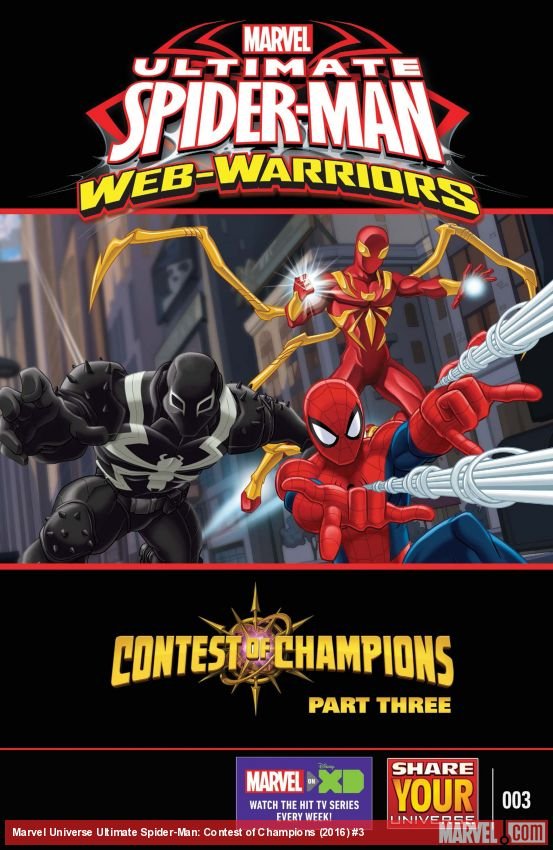 Cover of Marvel Universe Ultimate Spider-Man: Contest Of Champions (2016) - #3