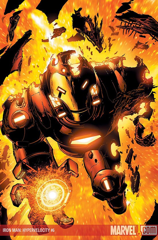 Cover of Iron Man: Hypervelocity (2007) - #6