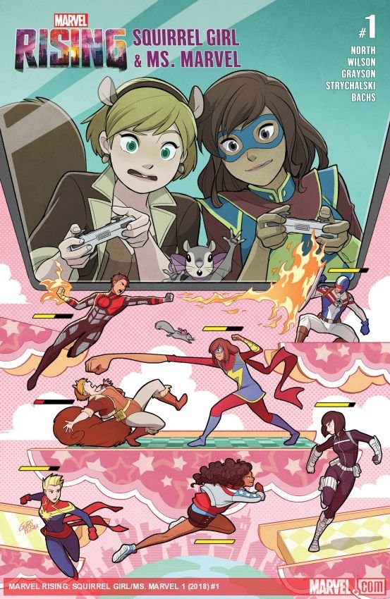 Cover of Marvel Rising: Squirrel Girl/Ms. Marvel (2018) - #1