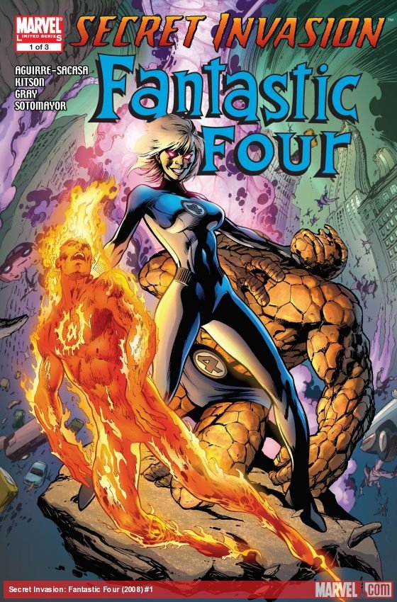 Cover of Secret Invasion: Fantastic Four (2008) - #1