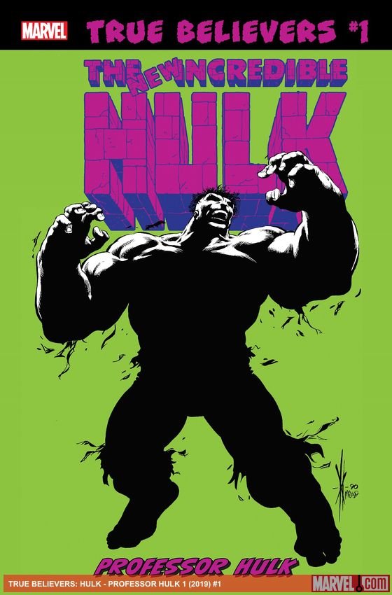 Cover of True Believers: Hulk - Professor Hulk (2019) - #1