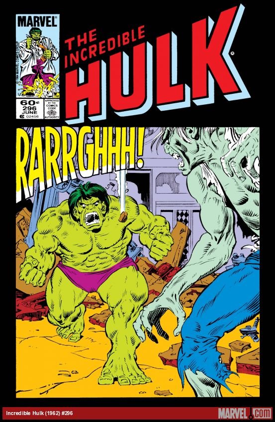 Cover of Incredible Hulk (1962) - #296