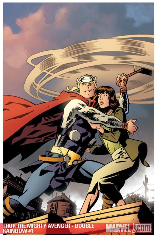 Cover of Thor the Mighty Avenger - Double Rainbow (2010) - #1