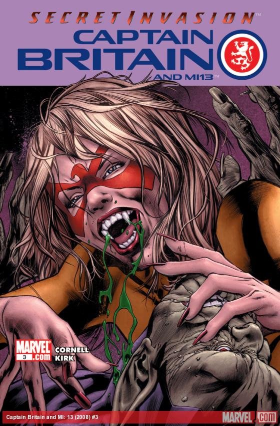 Cover of Captain Britain And Mi13 (2008) - #3
