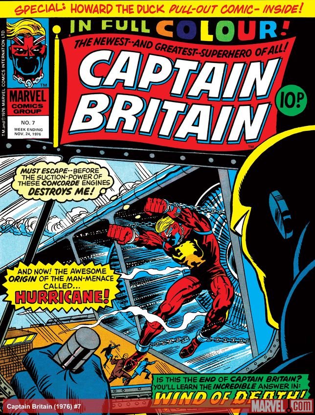 Cover of Captain Britain (1976) - #7