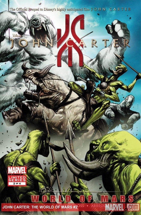 Cover of John Carter: The World Of Mars (2011) - #2