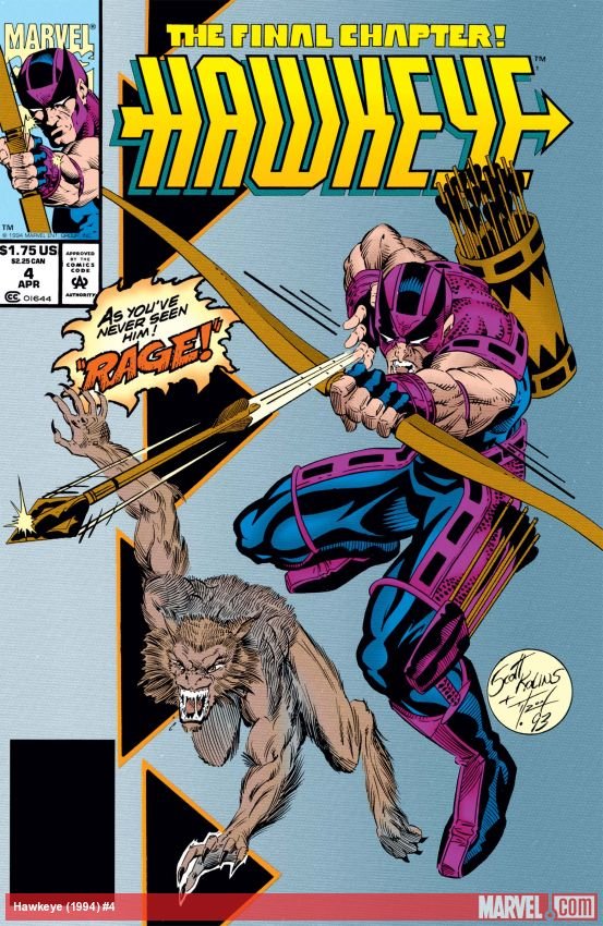 Cover of Hawkeye (1994) - #4