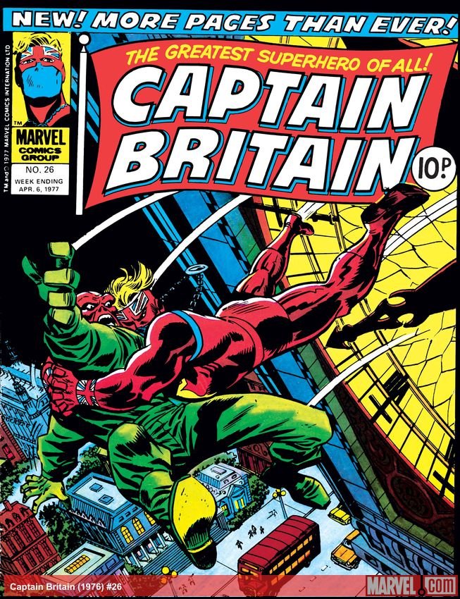 Cover of Captain Britain (1976) - #26