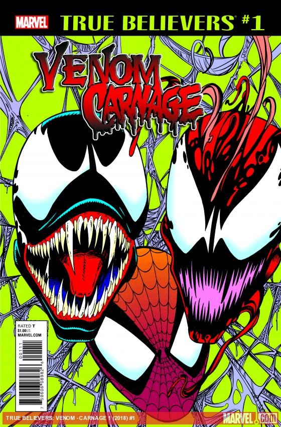 Cover of True Believers: Venom - Carnage (2018) - #1