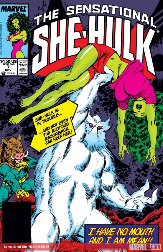 Cover of Sensational She-Hulk (1989) - #7