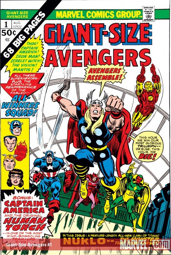Cover of Giant-Size Avengers (1974) - #1
