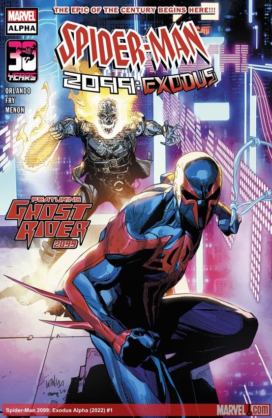 Cover of Spider-Man 2099: Exodus Alpha (2022) - #1