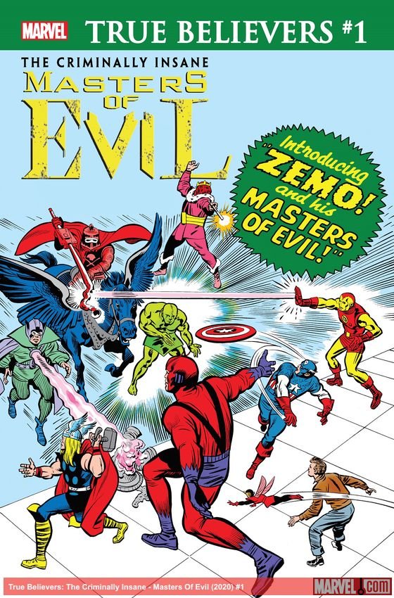 Cover of True Believers: The Criminally Insane - Masters Of Evil (2020) - #1