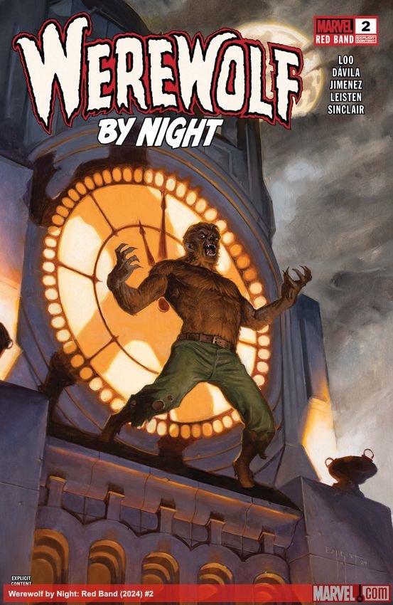 Cover of Werewolf By Night: Red Band (2024) - #2
