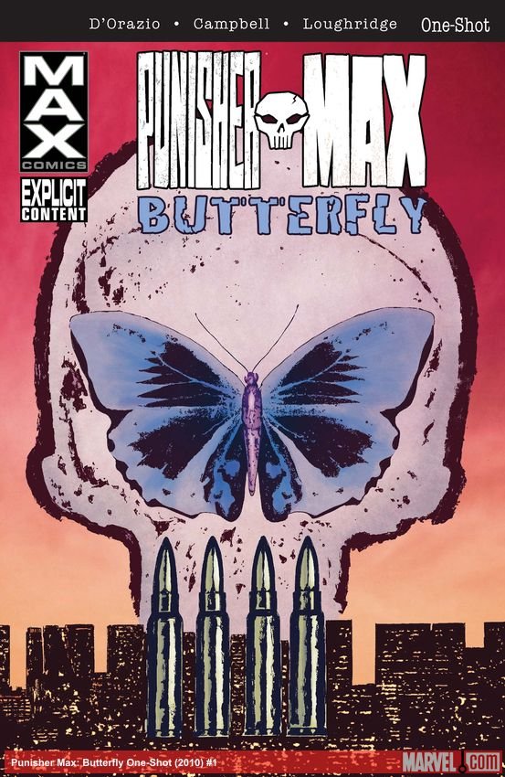 Cover of Punisher Max: Butterfly One-Shot (2010) - #1