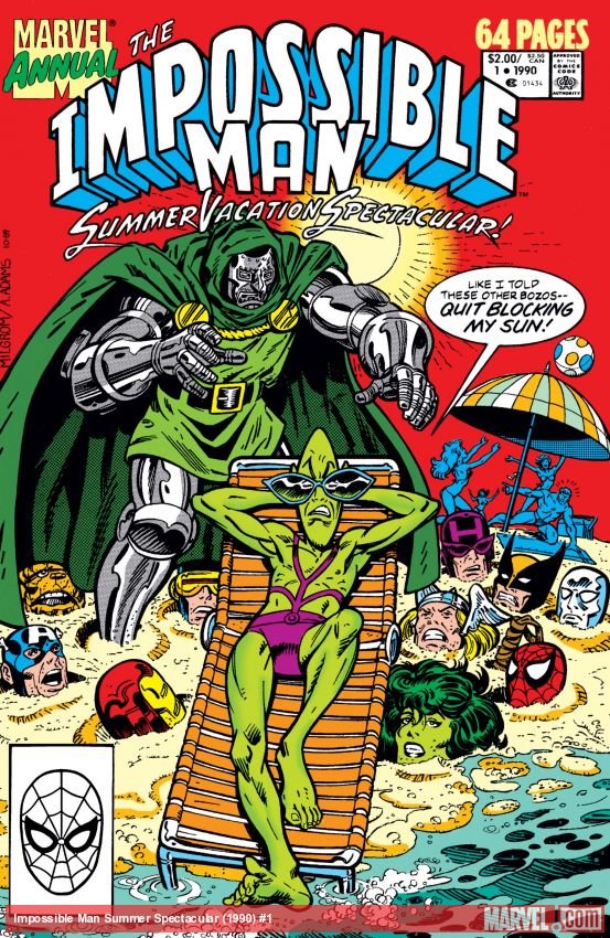 Cover of Impossible Man Summer Spectacular (1990) - #1