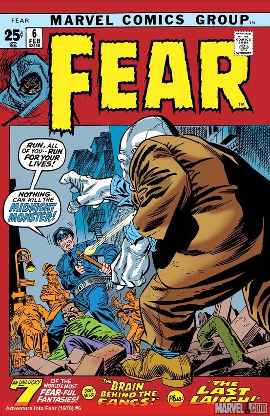 Cover of Adventure Into Fear (1970) - #6