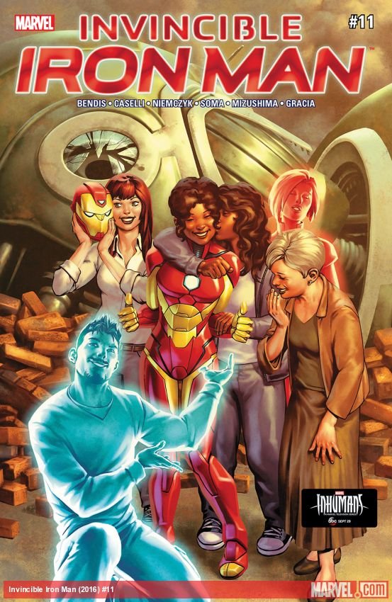 Cover of Invincible Iron Man (2016) - #11