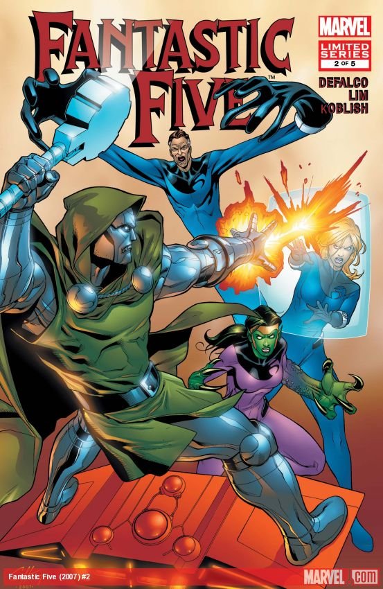 Cover of Fantastic Five (2007) - #2