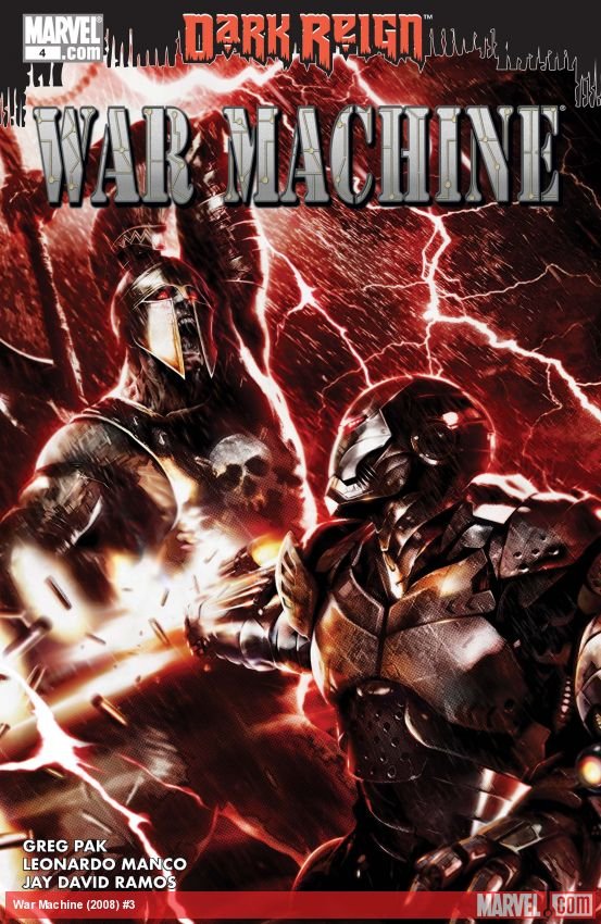 Cover of War Machine (2008) - #3