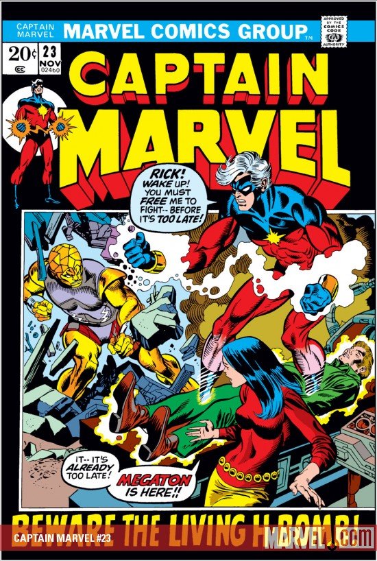 Cover of Captain Marvel (1968) - #23