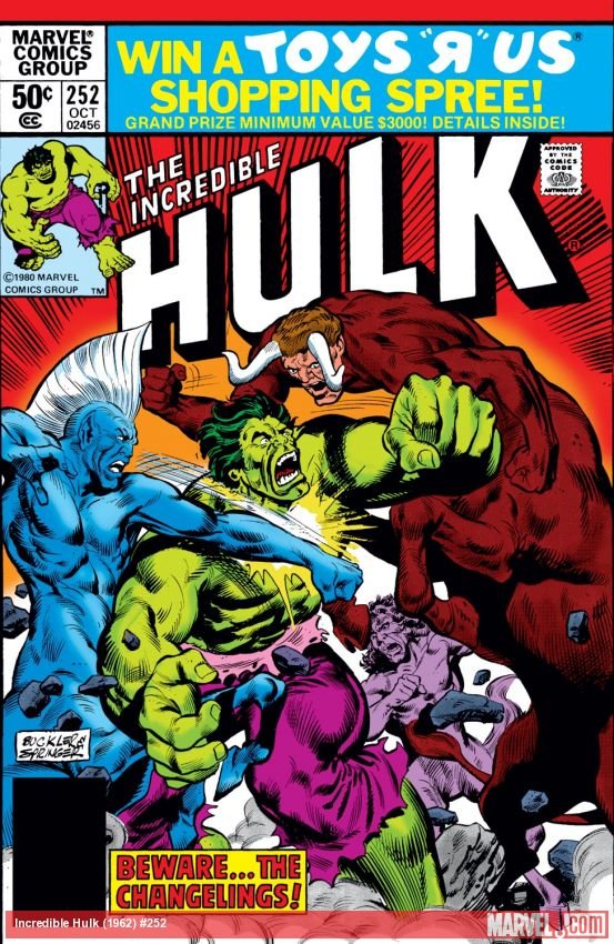 Cover of Incredible Hulk (1962) - #252