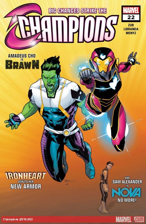 Cover of Champions (2016) - #22