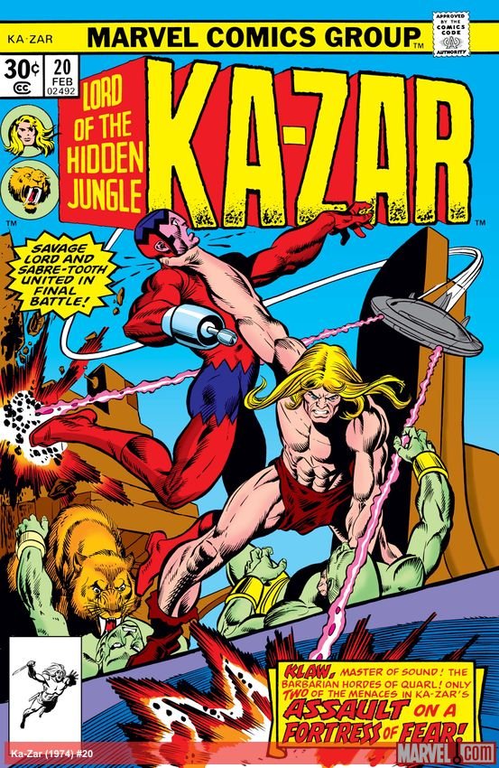 Cover of Ka-Zar (1974) - #20