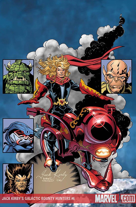 Cover of Jack Kirby's Galactic Bounty Hunters (2006) - #6