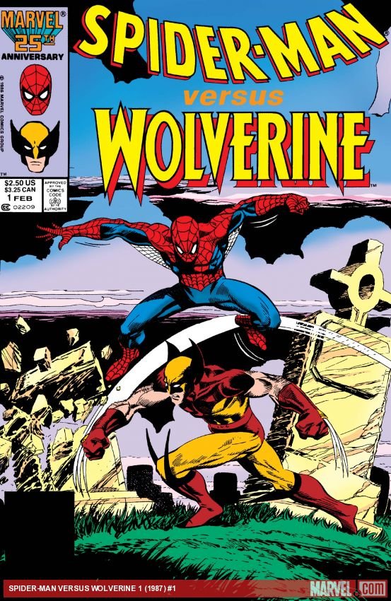 Cover of Spider-Man Vs. Wolverine (1987) - #1