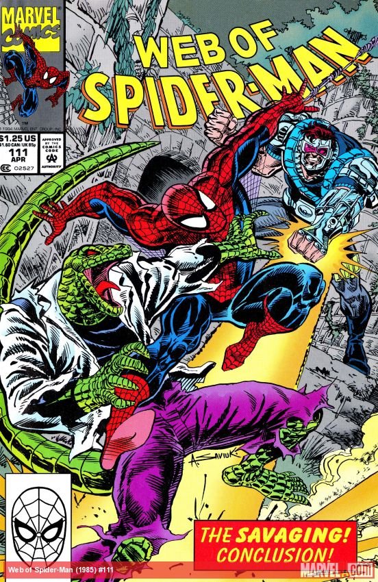 Cover of Web Of Spider-Man (1985) - #111