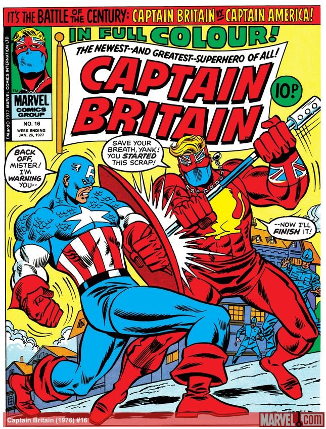Cover of Captain Britain (1976) - #16