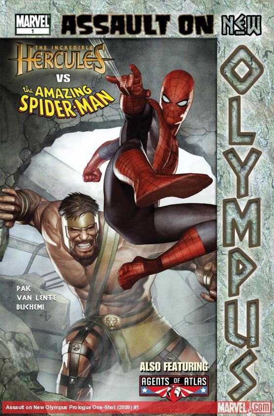 Cover of Assault On New Olympus Prologue (2009) - #1