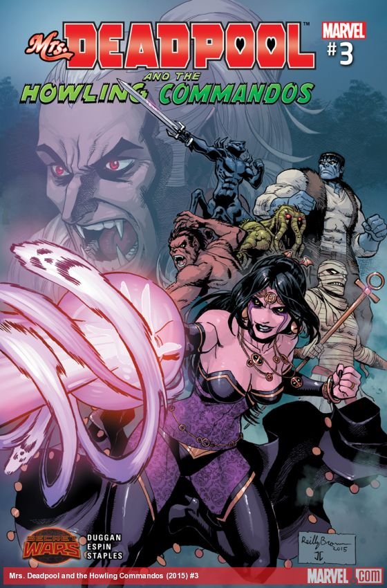 Cover of Mrs. Deadpool And The Howling Commandos (2015) - #3