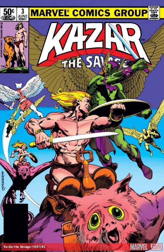 Cover of Ka-Zar The Savage (1981) - #3