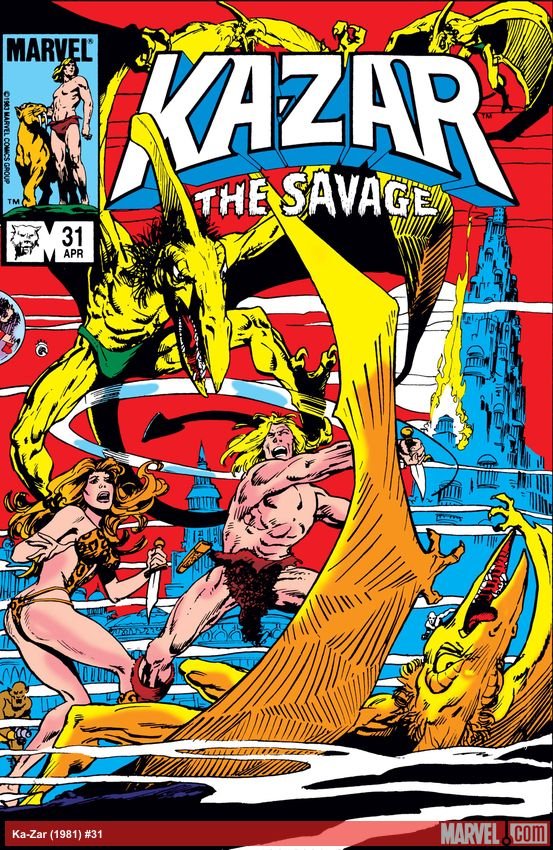 Cover of Ka-Zar The Savage (1981) - #31