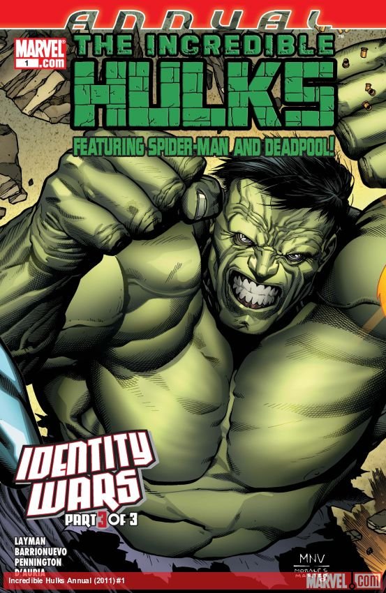 Cover of Incredible Hulks Annual (2011) - #1