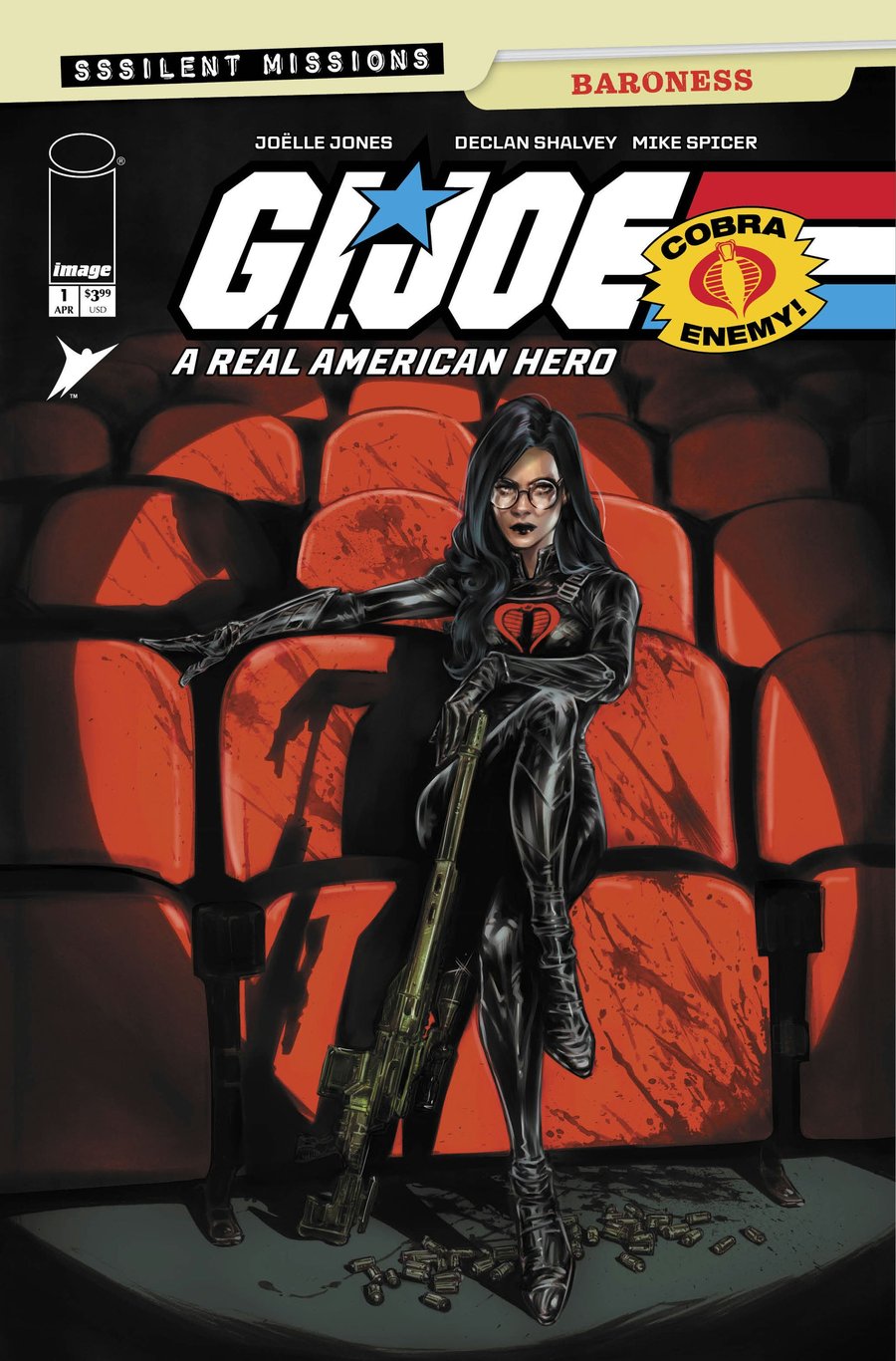 Cover of Gi Joe a Real American Hero Sssilent Missions Baroness (2026) - #1