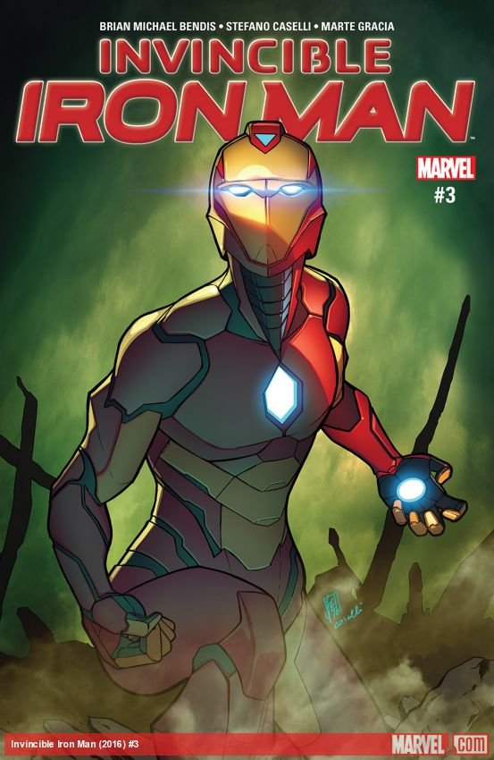 Cover of Invincible Iron Man (2016) - #3
