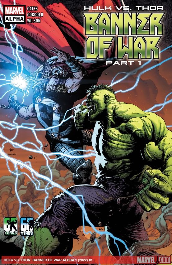 Cover of Hulk Vs. Thor: Banner Of War Alpha (2022) - #1