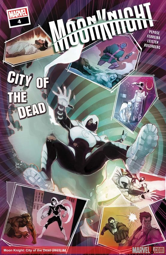 Cover of Moon Knight: City Of The Dead (2023) - #4