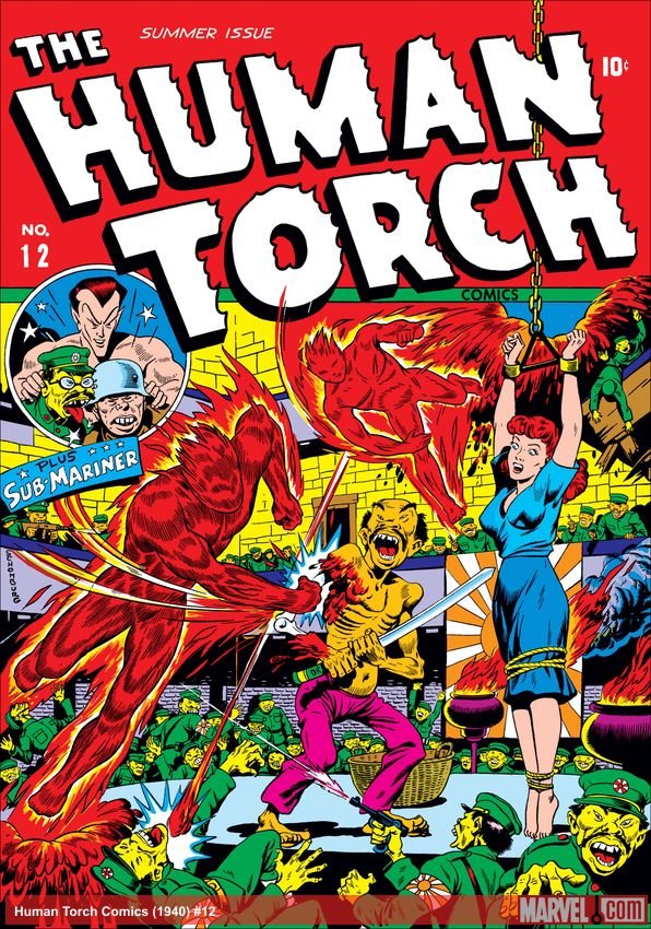 Cover of Human Torch Comics (1940) - #12