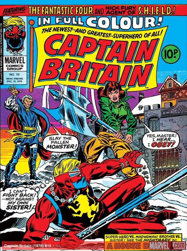 Cover of Captain Britain (1976) - #10