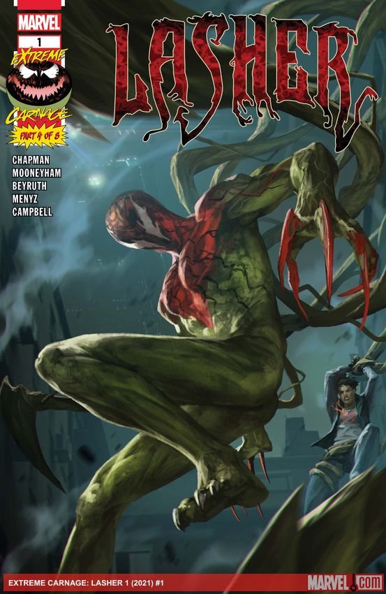 Cover of Extreme Carnage: Lasher (2021) - #1