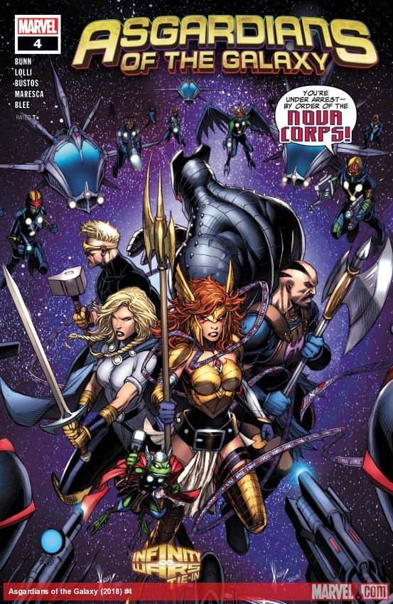 Cover of Asgardians Of The Galaxy (2018) - #4