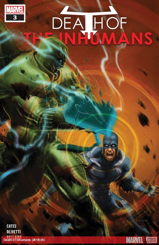 Cover of Death Of Inhumans (2018) - #3