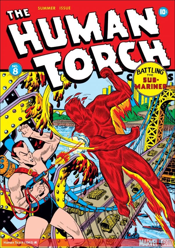 Cover of Human Torch Comics (1940) - #8
