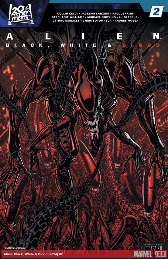Cover of Alien: Black, White & Blood (2024) - #2