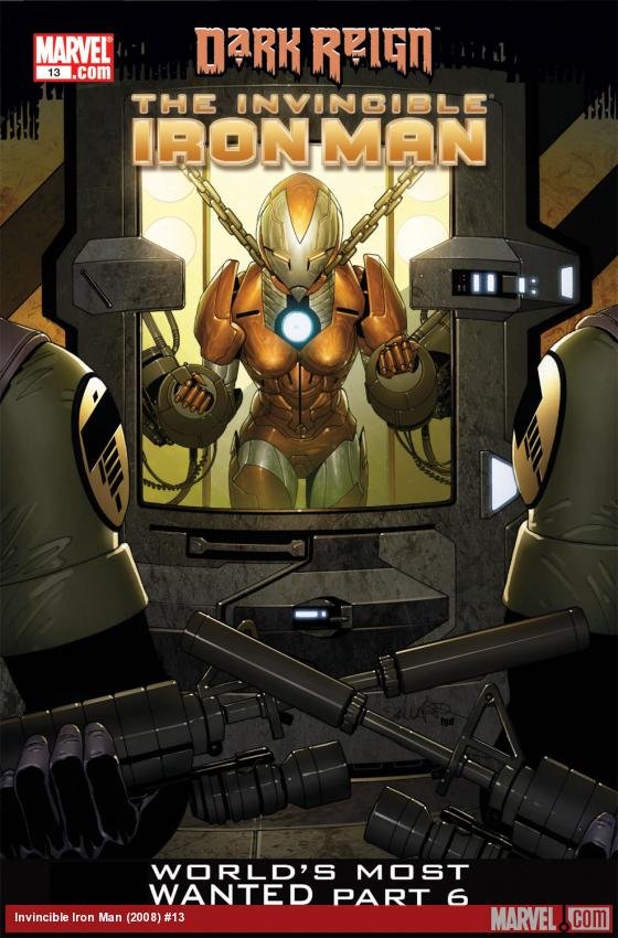Cover of Invincible Iron Man (2008) - #13